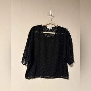 IRO Geometric Sheer Blouse 40